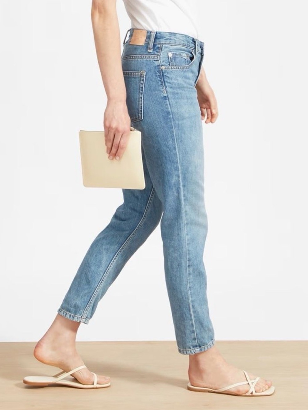 Everlane Super Soft Organic Straight Leg Jeans - Picture 2 of 11